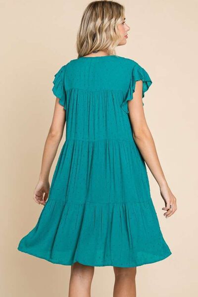 Culture Code Ruffle Cap Sleeve Tiered Dress for a perfect OOTD – dress to impress outfits from Amexza