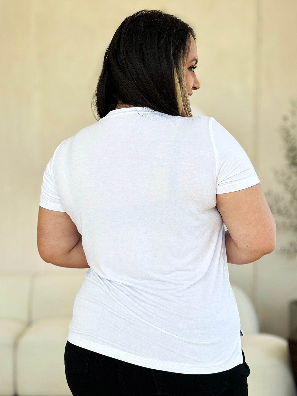 Basic Bae Full Size Round Neck Short Sleeve T-Shirt - Amexza