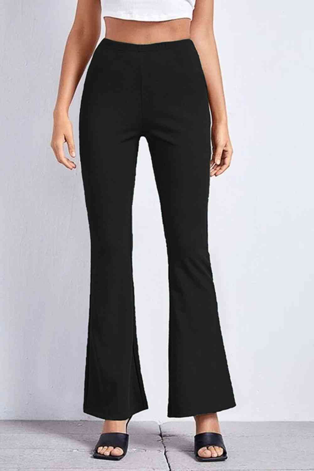 High Rise Flare Pants Black for a perfect OOTD – dress to impress outfits from Amexza