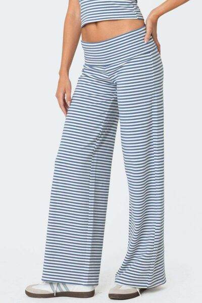 Striped Wide Leg Pants for a perfect OOTD – dress to impress outfits from Amexza