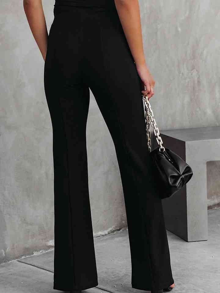 Front Slit Flare Leg Pants for a perfect OOTD – dress to impress outfits from Amexza