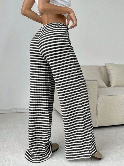 Tied Striped Wide Leg Pants for a perfect OOTD – dress to impress outfits from Amexza