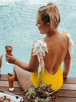 Backless Wide Strap Parent-Child Swimwear for a perfect OOTD – dress to impress outfits from Amexza