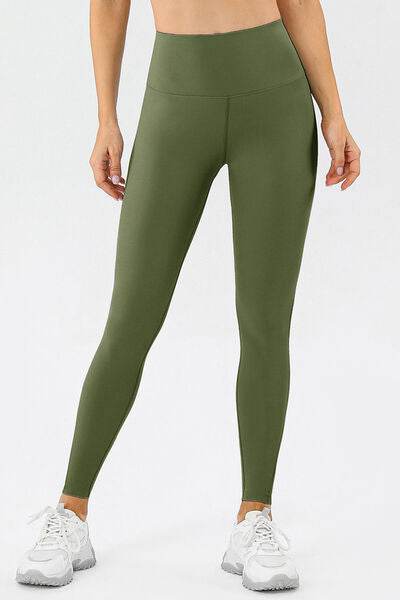 High Waist Skinny Active Pants Matcha Green for a perfect OOTD – dress to impress outfits from Amexza