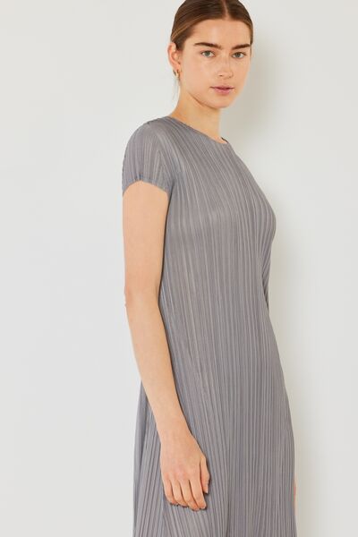 Marina West Swim Pleated Cap Sleeve A-Line Dress for a perfect OOTD – dress to impress outfits from Amexza