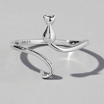 Cat Shape 925 Sterling Silver Ring for a perfect OOTD – dress to impress outfits from Amexza