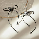 Stainless Steel Wax Rope Heart Earrings for a perfect OOTD – dress to impress outfits from Amexza