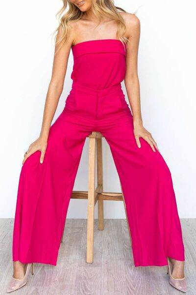 Tube Top and Wide Leg Pants Set for a perfect OOTD – dress to impress outfits from Amexza