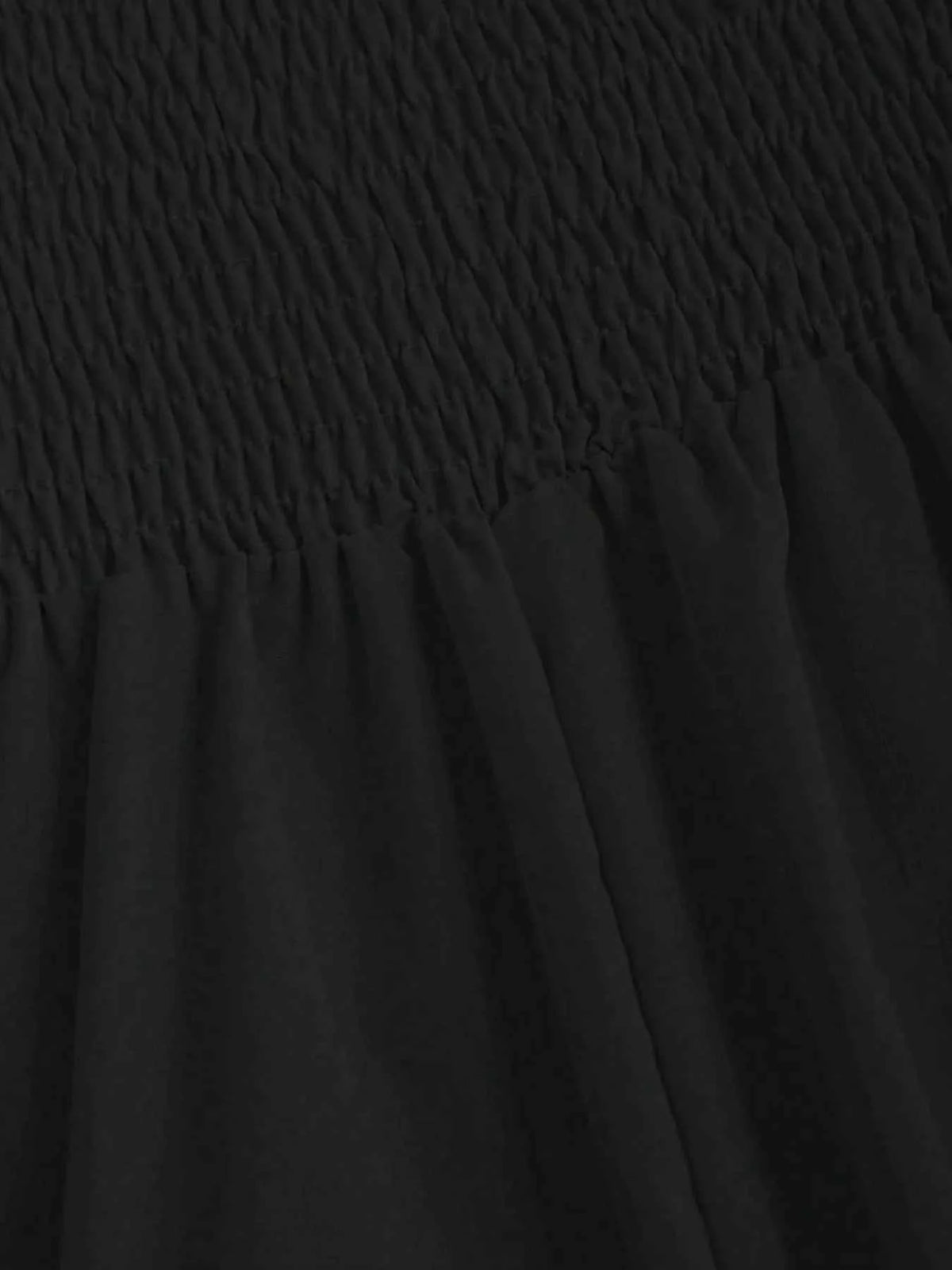 Smocked Tied Front Cami Dress