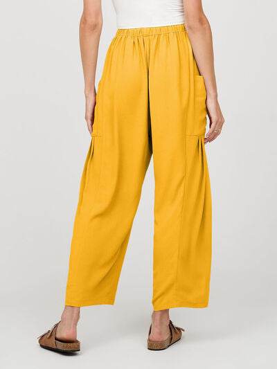 Full Size Wide Leg Pants with Pockets for a perfect OOTD – dress to impress outfits from Amexza