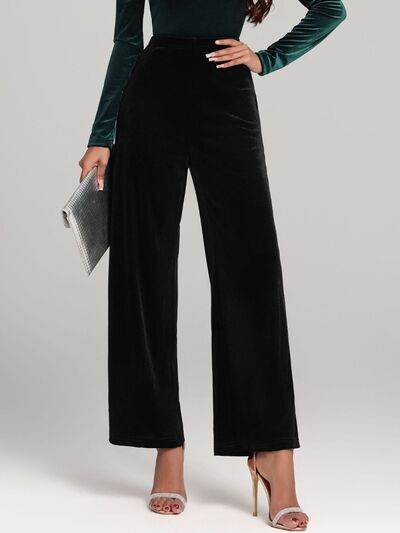 High Waist Wide Leg Pants Black for a perfect OOTD – dress to impress outfits from Amexza