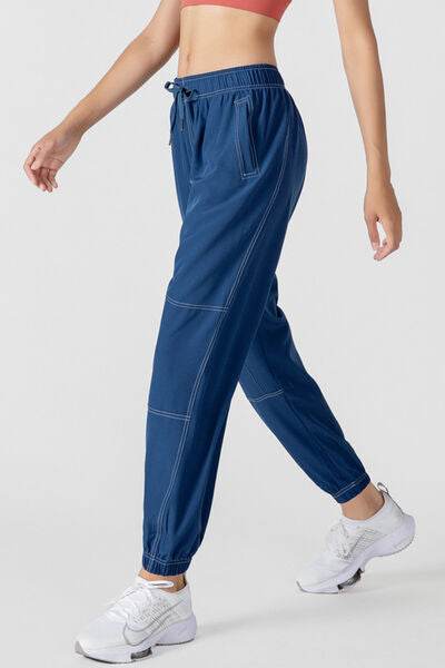 Basic Bae Drawstring Joggers with Pockets for a perfect OOTD – dress to impress outfits from Amexza