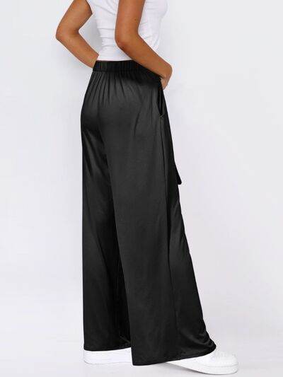 Tied Wide Leg Pants with Pockets for a perfect OOTD – dress to impress outfits from Amexza