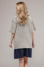 Basic Bae Round Neck Half Sleeve T-Shirt - Amexza