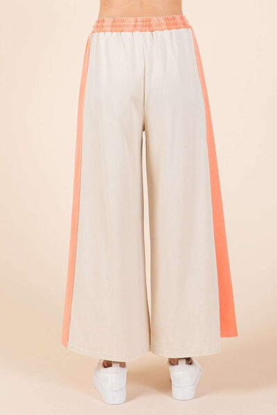 Mittoshop Color Block Wide Leg Pants for a perfect OOTD – dress to impress outfits from Amexza