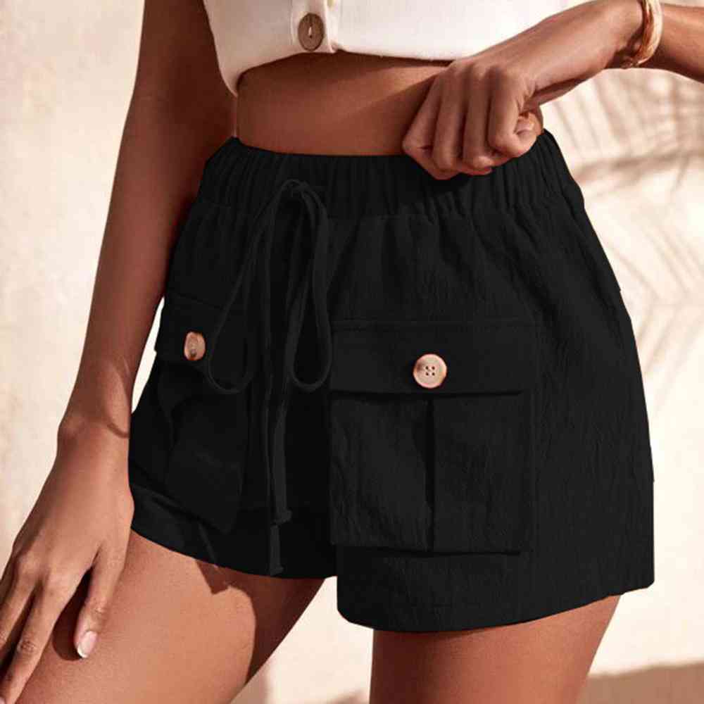 Tie Waist Cargo Shorts for a perfect OOTD – dress to impress outfits from Amexza