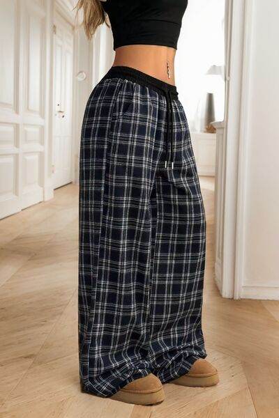 Plaid Wide Leg Pants for a perfect OOTD – dress to impress outfits from Amexza