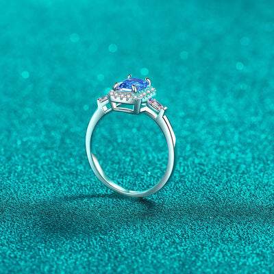 1 Carat Moissanite 925 Sterling Silver Ring for a perfect OOTD – dress to impress outfits from Amexza