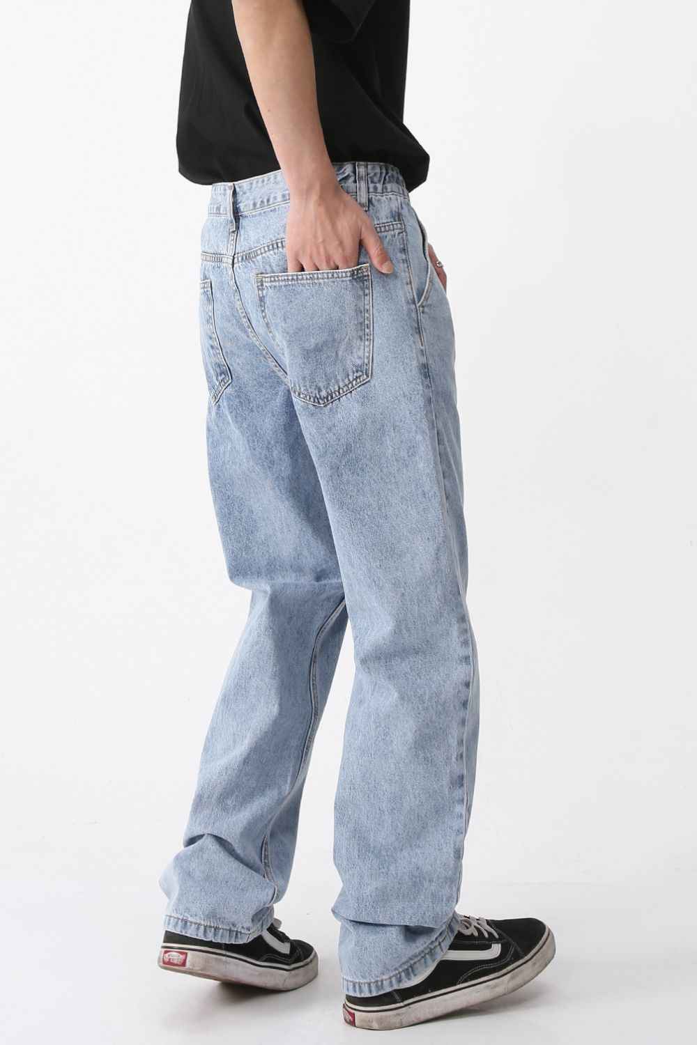 Mid Rise Baggy Jeans with Pockets for a perfect OOTD – dress to impress outfits from Amexza