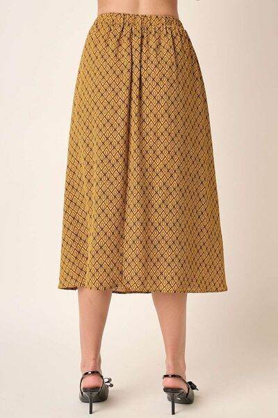 Mittoshop Printed Midi Skirt for a perfect OOTD – dress to impress outfits from Amexza