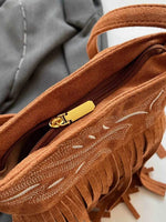 Fringe Solid Color Shoulder Bag for a perfect OOTD – dress to impress outfits from Amexza