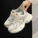 Contrast Mesh Platform Athletic for a perfect OOTD – dress to impress outfits from Amexza