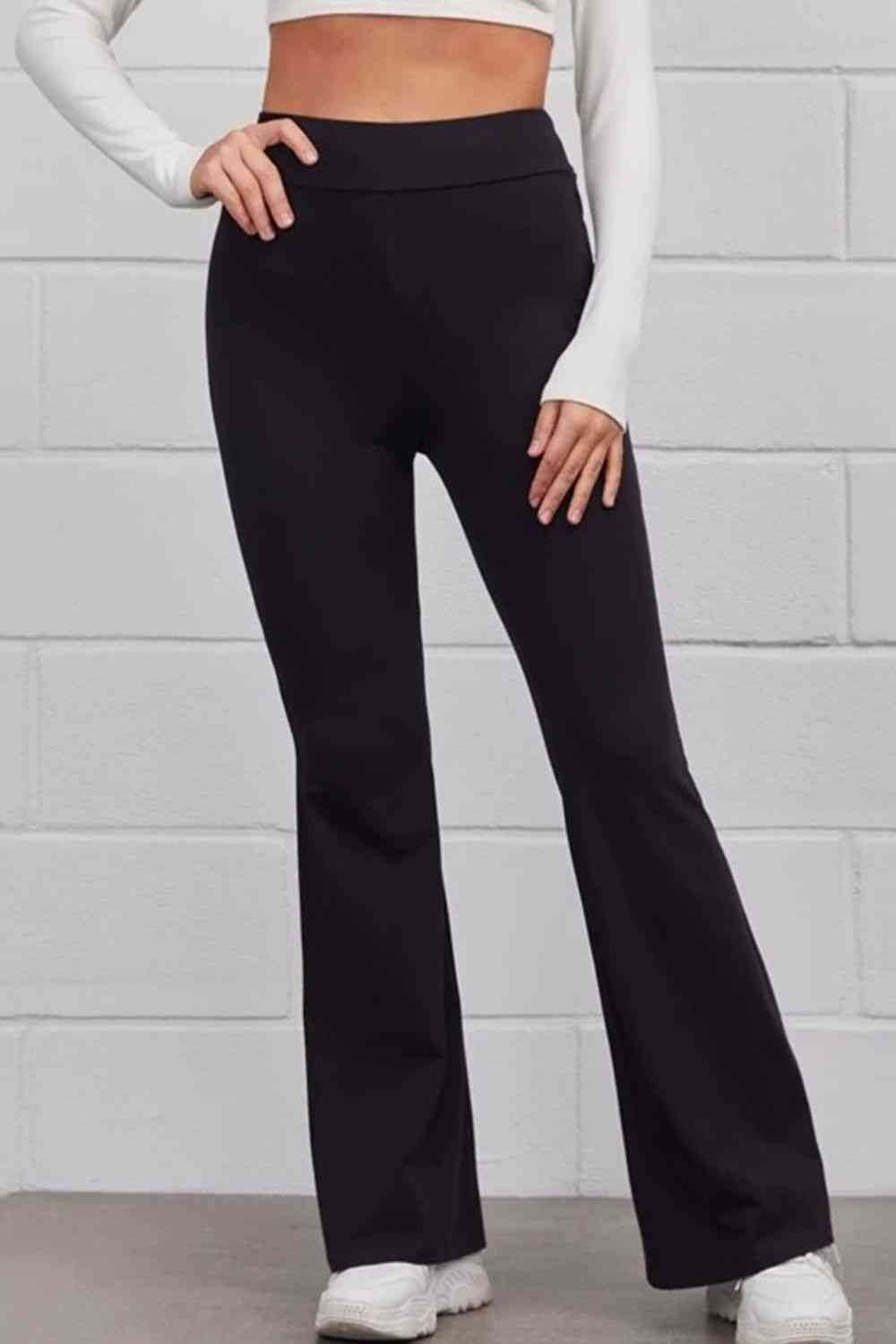 Pull On Flared Pants - Amexza