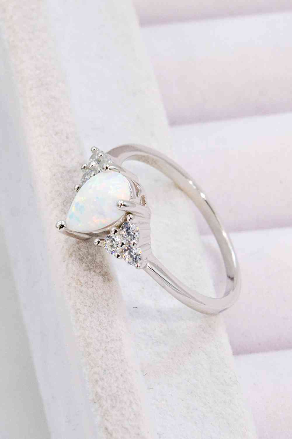 Limitless Love Opal and Zircon Ring for a perfect OOTD – dress to impress outfits from Amexza