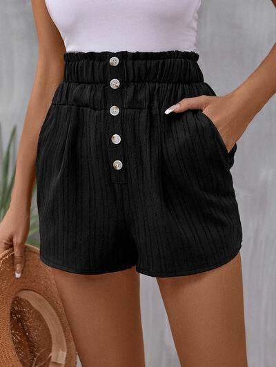 Perfee Pocketed High Waist Shorts for a perfect OOTD – dress to impress outfits from Amexza