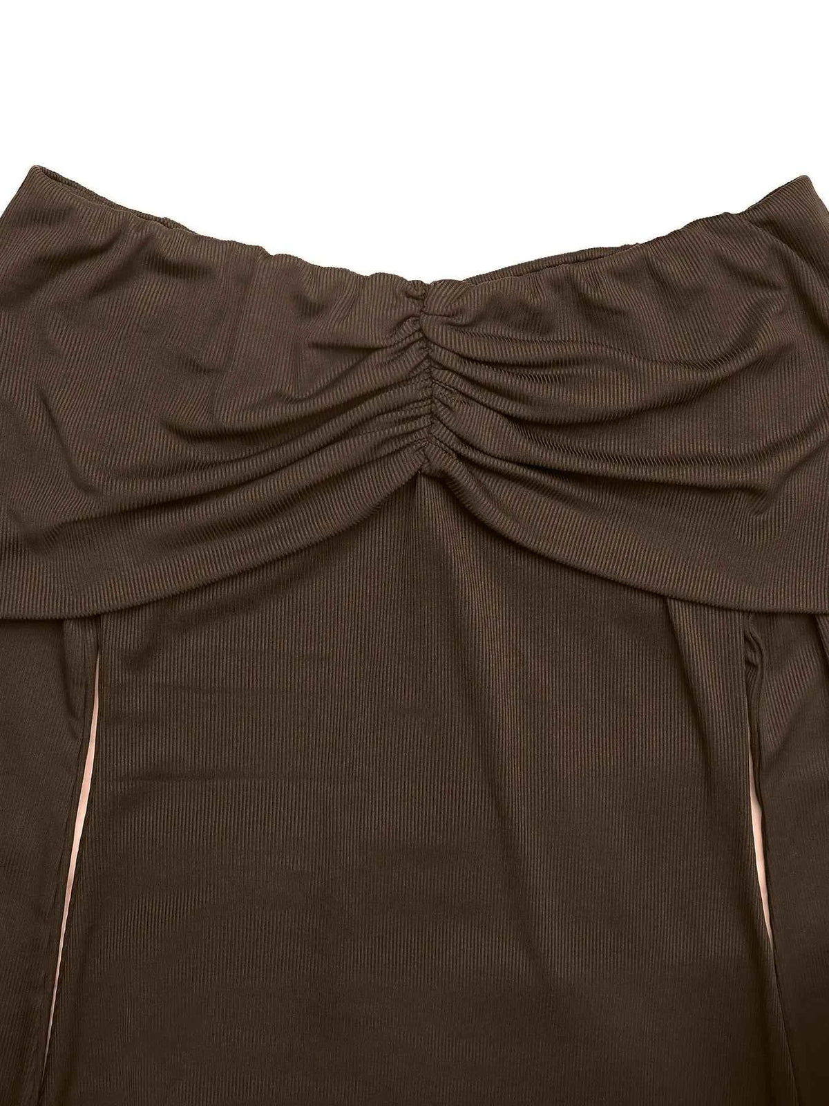 Off-Shoulder Long Sleeve Bodycon Maxi Dress