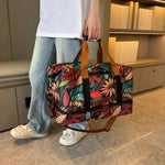 Canvas Printed Travel Bag for a perfect OOTD – dress to impress outfits from Amexza