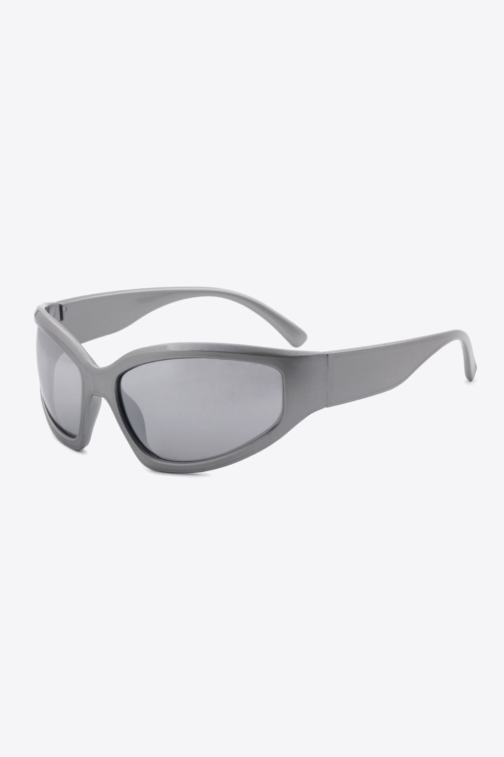 UV400 Polycarbonate Cat-Eye Sunglasses Mid Gray One Size for a perfect OOTD – dress to impress outfits from Amexza
