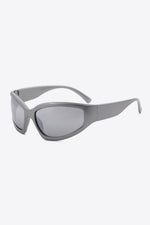 UV400 Polycarbonate Cat-Eye Sunglasses Mid Gray One Size for a perfect OOTD – dress to impress outfits from Amexza