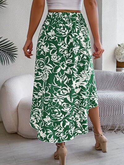 High-Low Printed High Waist Skirt for a perfect OOTD – dress to impress outfits from Amexza