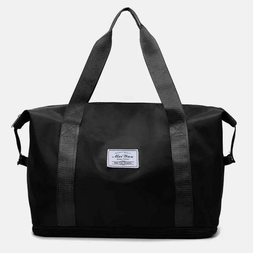 Oxford Cloth Oversize Travel Bag Black One Size for a perfect OOTD – dress to impress outfits from Amexza