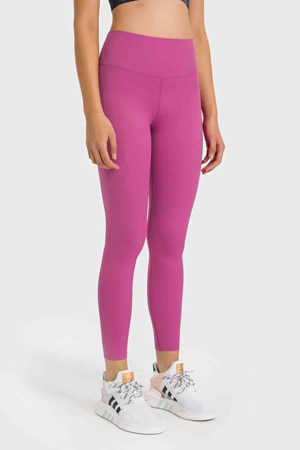 Millennia High Waist Ankle-Length Yoga Leggings Rose for a perfect OOTD – dress to impress outfits from Amexza