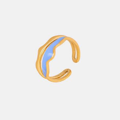 18K Gold-Plated Open Ring Gold 7 for a perfect OOTD – dress to impress outfits from Amexza