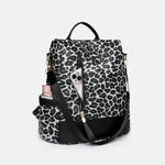 Leopard PU Leather Backpack Bag for a perfect OOTD – dress to impress outfits from Amexza