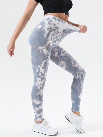 Tie-Dye High Waist Active Leggings Multicolor for a perfect OOTD – dress to impress outfits from Amexza