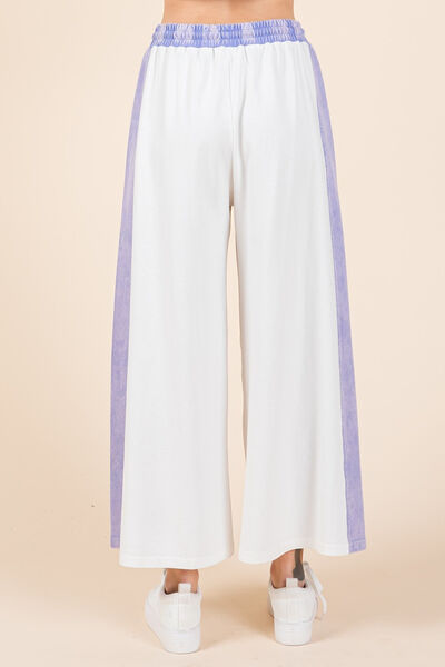 Mittoshop Color Block Wide Leg Pants for a perfect OOTD – dress to impress outfits from Amexza