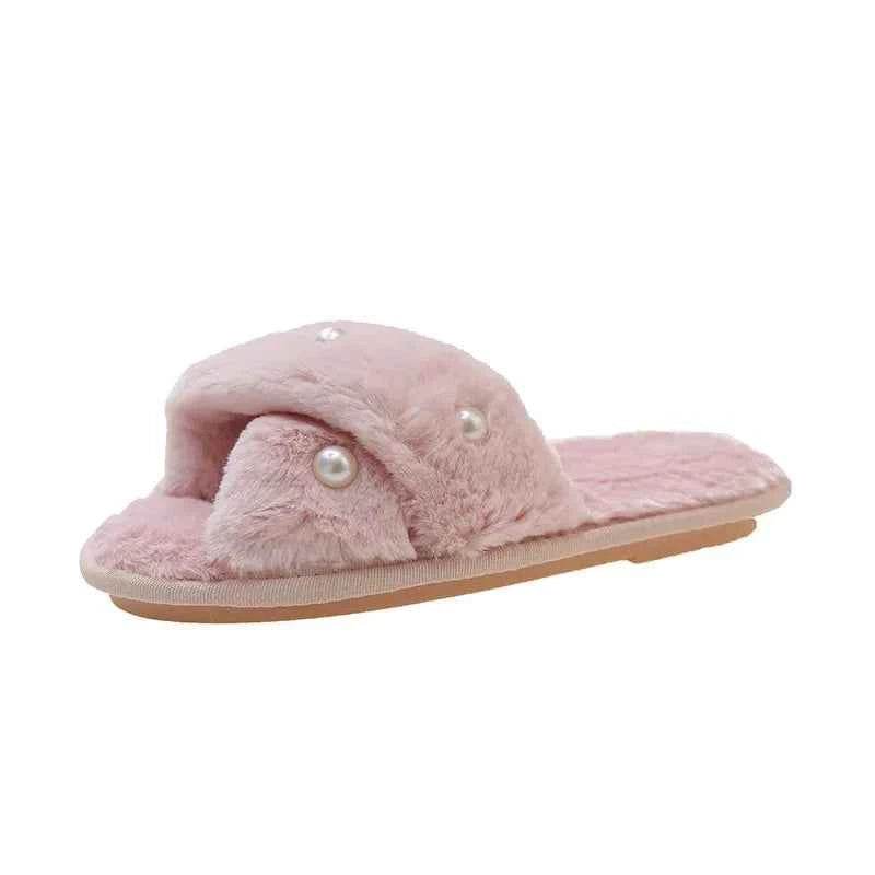 Open Toe Flats Slippers Pink for a perfect OOTD – dress to impress outfits from Amexza