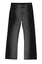 Frayed Hem Jeans with Pockets Dark for a perfect OOTD – dress to impress outfits from Amexza