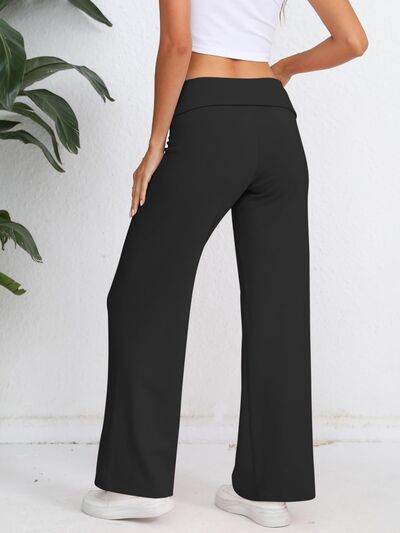 Elastic Waist Wide Leg Pants for a perfect OOTD – dress to impress outfits from Amexza