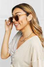 Round Full Rim Polycarbonate Frame Sunglasses for a perfect OOTD – dress to impress outfits from Amexza