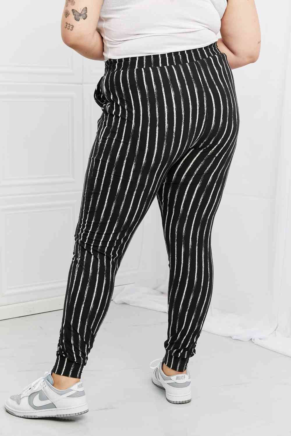 Leggings Depot Stay In Full Size Joggers - Amexza