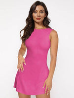 Backless Wide Strap Mini Dress for a perfect OOTD – dress to impress outfits from Amexza