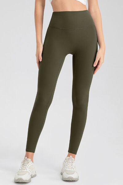 High Waist Skinny Active Pants Matcha Green for a perfect OOTD – dress to impress outfits from Amexza