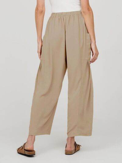 Full Size Wide Leg Pants with Pockets for a perfect OOTD – dress to impress outfits from Amexza