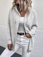 Zip-Up Hooded Sweater - Amexza