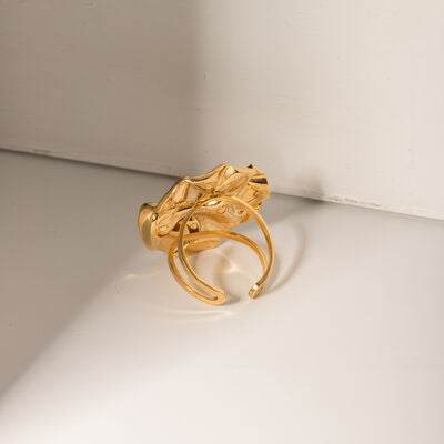18K Gold-Plated Irregular Open Ring for a perfect OOTD – dress to impress outfits from Amexza